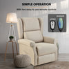 FORTIA Electric Recliner Lift Heat Chair for Elderly, Massage, Heat Therapy, Aged Care, Beige