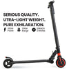 ALPHA Carbon Gen III 250W 10Ah Electric Scooter Suspension, for Adults or Teens, Black/Red