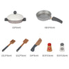 EKKIO Wooden Kitchen Playset for Kids (Minimalist) EK-KP-100-MS