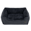 FEANDREA 70cm Dog Sofa Bed with Removable Washable Cover Dark Grey