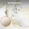 Floofi 97cm Adjustable Base Plush Cat Tree Beige FI-CT-165-ZZ