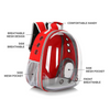 Floofi Expandable Space Capsule Backpack - Model 1 (Red) FI-BP-115-FCQ