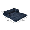 Floofi Pet Sofa Cover Soft with Bolster M Size (Dark Blue) FI-PSC-121-SMT