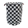 GOMINIMO Laundry Basket Round Foldable (Checkered) GO-LB-112-CN