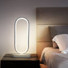 GOMINIMO LED Aluminium Desk Night Lamp Oval Shape (White)