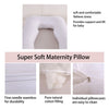 GOMINIMO Pregnancy/Maternity/Nursing Pillow with Pillowcase (White) GO-PP-101-BL