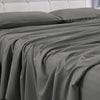 GOMINIMO 4 Pcs Bed Sheet Set 2000 Thread Count Ultra Soft Microfiber - Single (Grey) GO-BS-100-XS