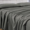 GOMINIMO 4 Pcs Bed Sheet Set 1000 Thread Count Ultra Soft Microfiber - Single (Grey) GO-BS-109-XS