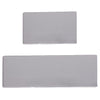 GOMINIMO PVC Kitchen Mat 2pcs Set Grey GO-MT-101-DA