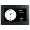 GOMINIMO Day Date Calendar Clock Dementia Clock Digital Alarm Clock with Large LCD Screen (Black) GO-DDC-101-JSC