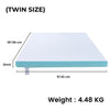 GOMINIMO Dual Layer Mattress Topper 2 inch with Gel Infused (Twin) GO-MTP-100