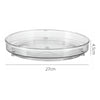 GOMINIMO 2 Tier Turntable Cabinet Organizer (Transparent) GO-TCO-100-BL