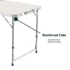 KILIROO Camping Table 120cm Silver (With 4 Chair) KR-CT-104-CU