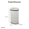 MIRAKLASS Sensor Bin 60L White Oval MK-SB-102-JR