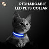 Floofi Solar USB Rechargable LED Dog Collar (M Red) - PT-DC-135-QQQ