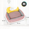 Floofi Pet Bed Moon Design (M Green) PT-PB-245-YMJ