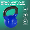 Verpeak Vinyl Kettlebell 8kg Orange VP-KB-126-AC