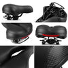 VERPEAK Comfortable Bike Seat Wide Bicycle Saddle Cushion for Women and Men (Black) VP-BSD-100-JK