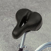 VERPEAK Comfortable Bike Seat Wide Bicycle Saddle Cushion for Women and Men (Black) VP-BSD-100-JK