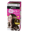 [6-PACK] Kao Japan Blaune White Hair With Foam Hair Dye Natural Series 108ml ( 7 Colors Available ) Dark Brown