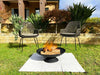 Black Lassen Cast Iron Fire Pit