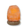 USB Himalayan Salt Lamp - Mini Natural Rock Shape Pink Crystal Rock Marble Light