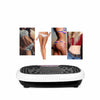 White Mini Vibration Platform - Magnet Therapy Vibrating Machine Exercise Plate