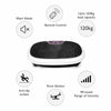 Black Mini Vibration Platform - Magnet Therapy Vibrating Machine Exercise Plate