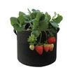 6 Pck 10 Gallon Fabric Flower Pots 38L Garden Planter Bags Black Felt Root Pouch