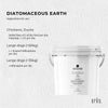 3Kg Organic Fossil Shell Flour Tub - Livestock Garden Grade Diatomaceous Earth