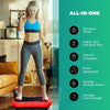 Red Vibration Machine Platform - Exercise Vibrating Plate - Whole Body Workout