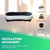 White Vibration Machine Platform - Exercise Vibrating Plate - Whole Body Workout