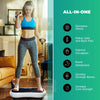 White Vibration Machine Platform - Exercise Vibrating Plate - Whole Body Workout