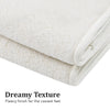 Laura Hill Heated Electric Blanket Double Size Fitted Fleece Underlay Winter Throw - White