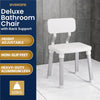 Evekare Deluxe Bathroom Chair With Back Support