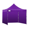 Wallaroo Gazebo Tent Marquee 3x3 PopUp Outdoor Purple