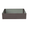 Wallaroo Garden Bed 120 x 90 x 30cm Galvanized Steel - Grey