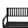 Wallaroo Steel Outdoor Garden Bench - Modern