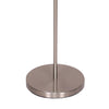 Sarantino Nickel Metal Arc Floor Lamp