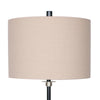 Sarantino Metal Table Lamp with Linen Drum Shade