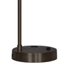 Sarantino Metal Task Lamp with USB Charging Port Bronze Finish