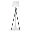 Sarantino Tripod Floor Lamp in Metal and Antique Brass