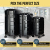 Olympus Artemis 20in Hard Shell Suitcase ABS+PC  Jet Black