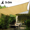 Wallaroo Square Shade Sail: 3m x 3m - Sand