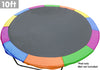 Kahuna 10ft Trampoline Replacement Pad Round - Rainbow