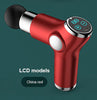 Mini Massage Gun LCD Display Percussion Massager Muscle Relaxing Therapy Deep Tissue AU Black