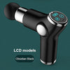 Mini Massage Gun Percussion Massager Muscle Relaxing Therapy Deep Tissue LCD Black