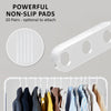 WING 50 Set White Plus Hanger Multiple Clothes Rack Organizer Foldable