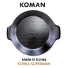 KOMAN 28cm Black Shinewon Two Hands Wok Ceramic Non-stick Titanium Coat + Glass Lid