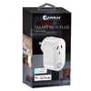 Sansai Double Vertical Powerpoint Surge Protector Adaptor